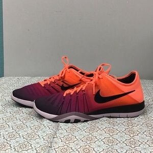 Nike Women's Athletic Shoes - Orange and Purple